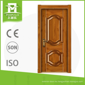 Puerta interior compuesta de madera de la seguridad de la buena calidad con diseño popular de Zhejiang China